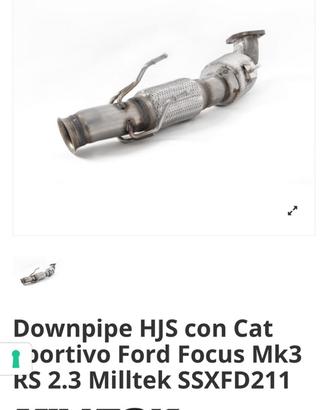 Downpipe focus rs mk3