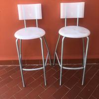 Coppia di sgabelli mini bar Ikea moderni