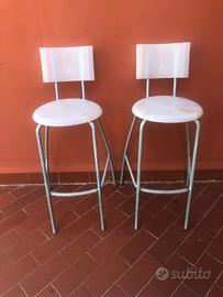 Coppia di sgabelli mini bar Ikea moderni