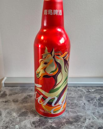 Bottiglia di birra Tsingtao anno del Cavallo #2 
