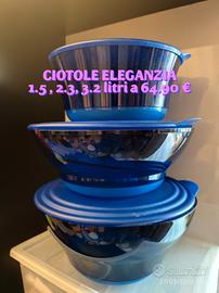 SET CIOTOLE ELEGANZIA TUPPERWARE 