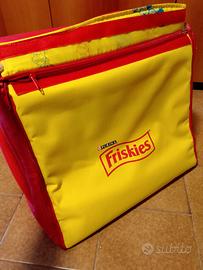 trasportino borsa e zainetto Friskies