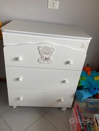 Mobiletto con vaschetta bagno Italbaby