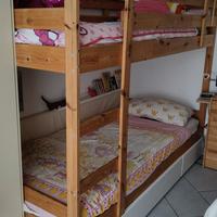 letto a castello Ikea modello MYDAL con cassetti c