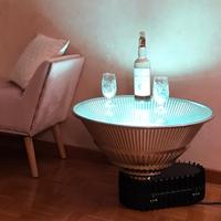 Lampada/Tavolino luminoso - Industrial design