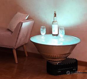 Lampada/Tavolino luminoso - Industrial design