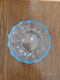 Ciotole in vetro azzurrato