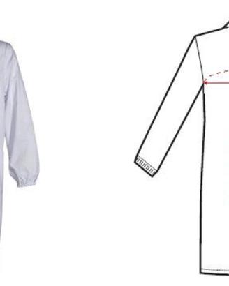 Camice laboratorio di chimica per la scuola