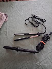 piastra capelli e arriccia capelli