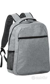 Laptop Backpack 15.6" - Grey, Lightweight & Padded
