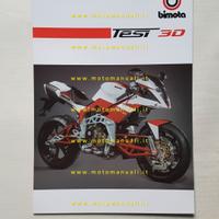 Bimota Tesi 3D 2014 depliant moto originale ITALIA