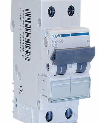 coppia Interruttore  magnetotermico MYN516+MYN510