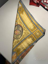 Foulard Etro La via del té vintage 100% seta