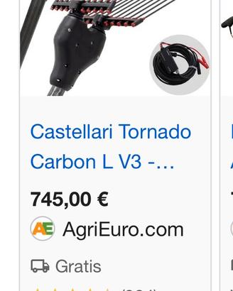 Abbacchiatore Castellari Tornado Carbon L V3