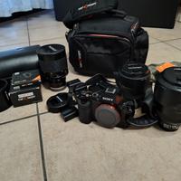 Sony a7 + obiettivi + accessori