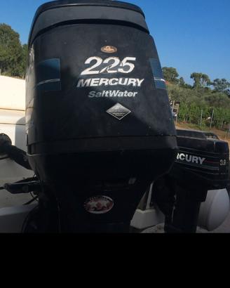 Mercury optimax 225 hp 2 tempi + Mercuri 9.9 2