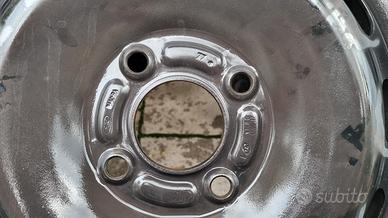 4 Cerchi in ferro 15" originali FORD + Gomme 195/5