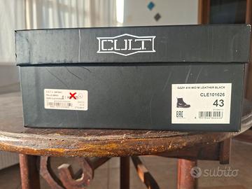 Scarponi Cult modello  Ozzy 416 in pelle nera