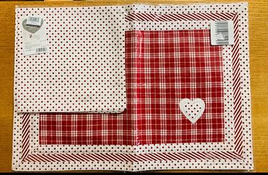 Set tovaglietta americana con tovagliolo