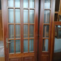 portoncino da entrata in legno