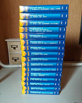 Lotto 15VHS Dragon Ball Film e Speciali DeAgostini