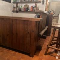 Mobile bar in legno massello