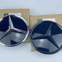 Loghi mercedes  logo  nero lucido stella emblema