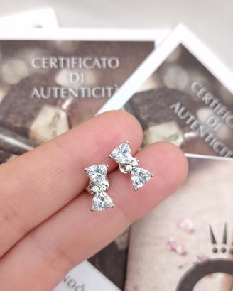 Orecchini originali Pandora fiocco 