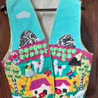 Gilet Perù con ricami d'arte