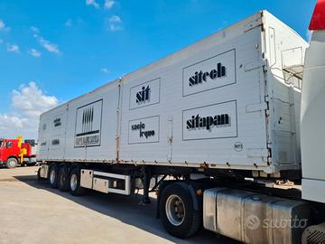 Semirimorchio Tabarrini per trasporto cippato e co