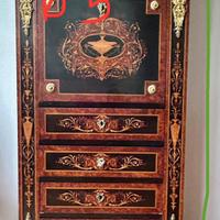 Piccolo secretaire intarsiato epoca Napoleone III