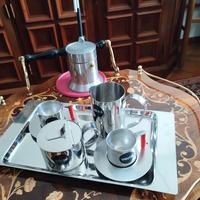  servizio caffè VEMI in acciaio inox .