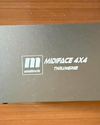 Miditech MIDIface 4x4 thru/merge