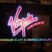 Insegna Luminosa Virgin Drinks