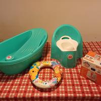 vasino, riduttore, vaschetta bagno, scalda biberon