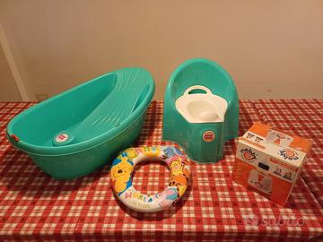 vasino, riduttore, vaschetta bagno, scalda biberon