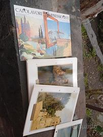 60 stampe/schede Impressionisti fronte-retro