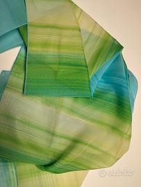 Foulard - sciarpina verde turchese 