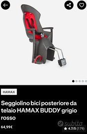 Seggiolino per bicicletta HAMAX