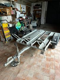 Carrello 3 moto con rampa