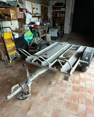 Carrello 3 moto con rampa