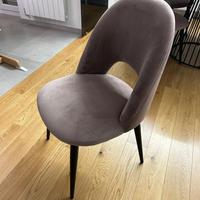 Sedia velluto Westwing Rachel