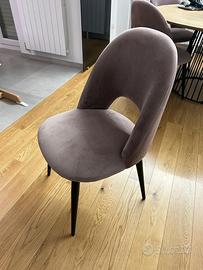 Sedia velluto Westwing Rachel