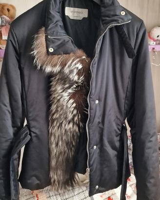 Giacca Sportmax  imbottita con collo di volpe