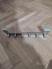 Appendiabiti 6 ganci da porta