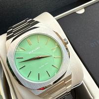 Orologio D1 Milano in acciao verde uomo cassa 40