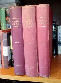 Storia di Roma antica - T. Mommsen - 3 vol. - 1943