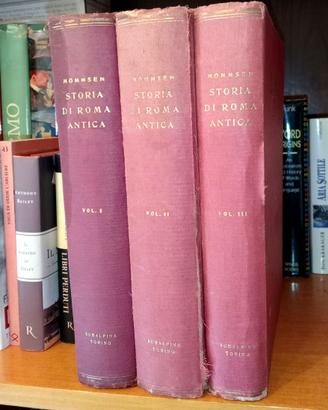 Storia di Roma antica - T. Mommsen - 3 vol. - 1943