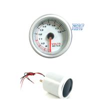 OROLOGIO VOLTMETRO SFONDO BIANCO ILLUMINATO