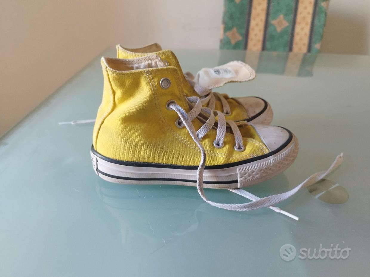 Converse bimba gialle best sale